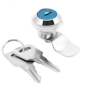 ZVD - 2pcs Lock MS403 Mailbox Metal Cabinet Door Replacements Single Point Security with 2 Keys for Wood Glass Iron Leaf Locks