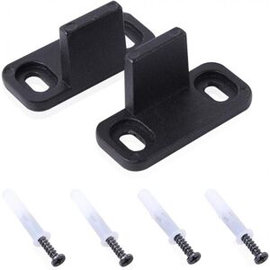 2pcs Sliding Door Panel, Bottom Track for Barn Doors, Adjustable Bottom Track Fittings Without Gap YMYNY