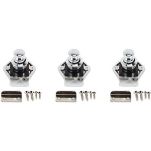 TLILY 30 Pcs Push Button Keyless Lock Latch Cupboard Caravan Lock for RV Drawer Cabinet Doors Thickness 15-27mm