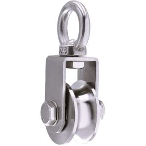 LINGHHANG 304 Stainless Steel Rope Pulley Block, Max Load 500kg