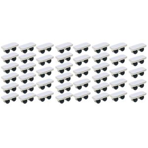Tlily - 30Pcs Self Adhesive Wheels Caster Cart on Wheels Boxes Caster Small Caster Paste Plastic Wheel Sticky Caster