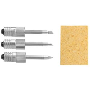 Tlily - 3Pcs Brass Soldering Tips usb Iron Head Welding for E10 Interface Stations