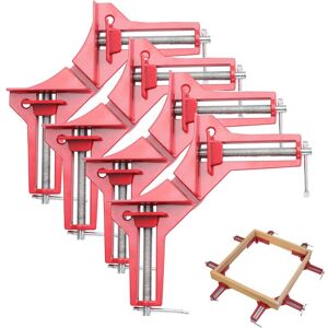 ZVD - 90 Degree Right Angle Clamp - Woodworking Clamp - Adjustable - 4 Pack
