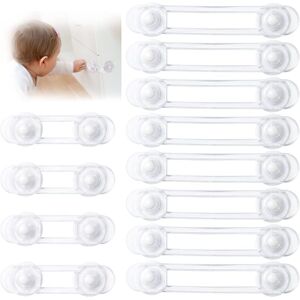 Linghhang - 4 short + 8 long Pieces) Baby Closet Lock, 4k Baby Safety Window Closet Door Lock, Child Safety Locks for Applying to Drawers, Fridge