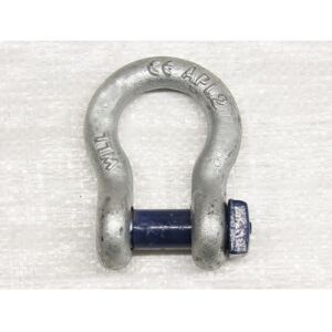 Securefix Direct - 9.5 Ton Galvanised Bow Shackle With Square Head - 9500KG Marine Boat Trawler Tested Certified