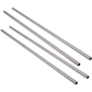 TLILY 4Pcs 304 Stainless Steel Capillary Tube Pipe OD 10mm x 8mm ID Length 500mm