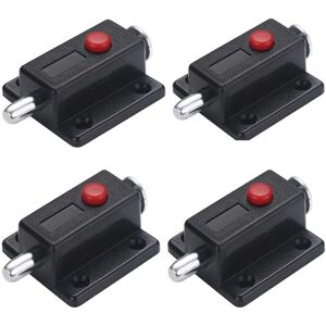 ZVD - 4pcs Spring Window Cabinet Knob Automatic Door Latch Lock Furniture Cabinet Drawer Door Latch With Spring Knob