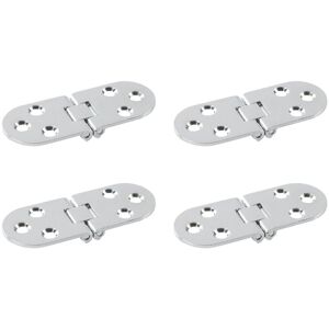 Linghhang - 4Pcs)Folding Hinges Table Hinges Folding Furniture Hinge Hinges Folding Table Hinges Zinc Alloy Hinge with