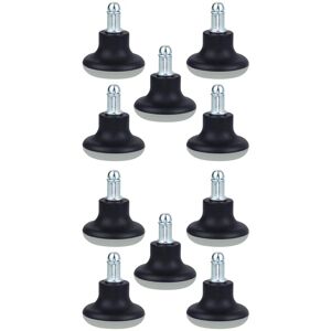 TLILY 5Pcs Bell Glides Replacement Office Chair Wheels Stopper Office Chair Swivel Caster Wheels, 2 Inch Stool Bell Glides X2 I500114298