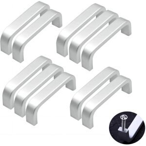 CSPARKV 64MM),10pcs Mini Aluminum Kitchen Cabinet Door Handles Cupboard Drawer Bedroom Furniture Pull