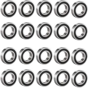 Tlily - 6903-2RS Bearing ABEC-1 (10 Pcs) 17x30x7 mm Thin Section 6903 2RS Ball Bearings 6903RS 61903 Bearing X2 I466469