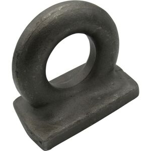 Securefix Direct - 7/8'' Rectangular Base Deckplate Self Colour 9.6T Proof Load - 22MM Eye Plate Lashing Weld On Deck