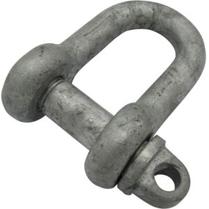 Securefix Direct - 9.5 Ton Galvanised Large Dee Shackle With Screw Pin - 9500KG Galv Lifting Towing Tested High Tensile