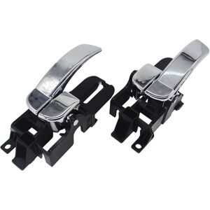 Memkey - 80671-JD00E Chrome Interior Door Handle Left and Right for Qashqai (2-Pack) 80670-JD00E