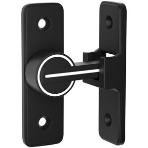Linghhang - 90 Degree) Luminous Sliding Interior Door Lock Latch, 90° Tilt Door Hook Latch, for Door, Window