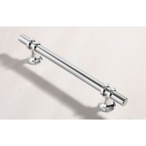 AlwaysH 10 Pieces Silver Kitchen Cabinet Handle 128mm Furniture Handles with Screws, for Desks, Drawers, Cupboards, Cupboards