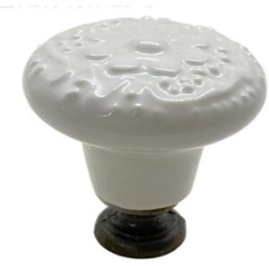 ALWAYSH 10PCS Vintage Ceramic Drawer Door Handle, 34mm Round Drawer Knobs, Furniture Knob, Door Knobs, Furniture Handles for Cupboard Cabinet Kitchen,