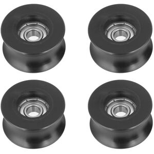 4 pcs u Groove Pulley 0840UU Groove Wheel u Type u Pulley Roller Guide Wheel 8x40x20.5mm (4pcs) - Alwaysh