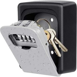 Alwaysh - Secure Key Box,Wall Mounted Key Box,High Security 4 Digit Code Key Box Waterproof and Rustproof