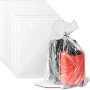 Alwaysh - 10 Pack Extra Large Clear Plastic Storage Bags 100 x 152 cm Large Capacity Storage Bag for Luggage Suitcases Furniture Quilts Christmas