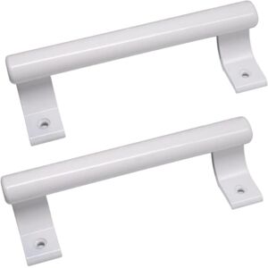 Alwaysh - 2 pieces 8' Aluminum Sliding Door Handle, Modern Metal Handle for Balcony Glass Doors, Bathroom Sliding Doors, etc.