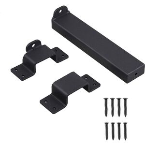 AlwaysH Gate Latch with Padlock Hole, Heavy Duty Adjustable Gate Hasp for Fence, Gate, Yard, Barn Door, Cabins, Garages