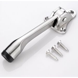 AlwaysH Pieces Door Stop, Prevent Door from Slamming, Door Holder Door Stop, with Soft Rubber Bumper and Screws - Zinc Alloy - 12.8 cm
