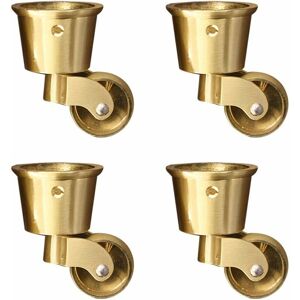 Alwaysh - Set of 4 Vintage Swivel Furniture Casters Heavy Duty Antique Furniture Casters Quiet Piano Furniture Casters Vintage Furniture