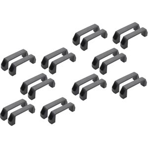 TLILY Cabinet Drawer Door Plastic Handle Pull Knob 120mm 4.7' 2 Pcs X10 I063901