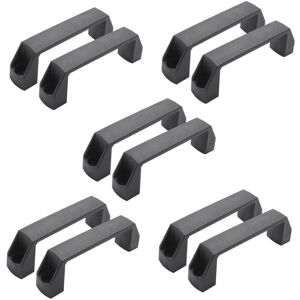 Tlily - Cabinet Drawer Door Plastic Handle Pull Knob 120mm 4.7' 2 Pcs X5 I063901