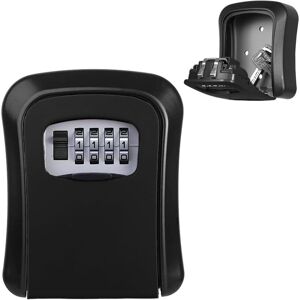 Gotrays - Cat Eye Wall Mounted Key Box Code Storage Box Decoration Code Box Code Lock Box Anti-theft Lock Key Box Home-(OS5401 Black)-1pcs