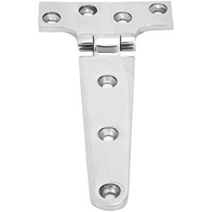 Ccykxa - 2 Pack Thickened Stainless Steel Leaf Hinges t Type Hinge for Garden Gates