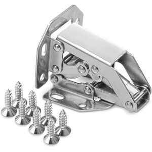 Ccykxa - 8 Pack Stainless Steel Cupboard Door Hinge, 90 Degree Corner Furniture Door Invisible Hinge with