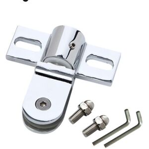 Glass Shower Door Pivot Hinge, Silver, 7.86cm - Ccykxa