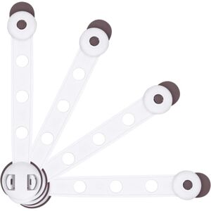 ZVD - Child Safety Cupboard Doors,4 pcs Baby Safety Latches,Baby Door Stops Safety Lock For Drawer,Door,Cabinets,Fridge,Toilet