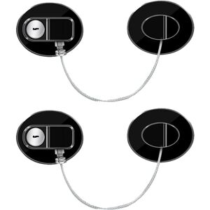ZVD - Child Safety Window Lock Keyed Window Door Restrictor Child Safety Lock Safety Adhesive Freezer Locks Cable Anti-theft Lock Sliding Door 2PCS
