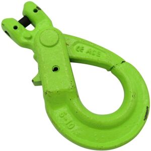 Securefix Direct - Clevis Self Locking Hook with Grip Latch 13MM Grade 100 (Lifting G10 6.7 Ton Chain Sling Lift)