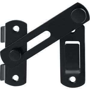 Csparkv - 1PCS Sliding Door Lock Shutter Latch Gate Bolt with Screws for Door, Window, Cupboard and Garden, Matte Black Finish Stainless Steel