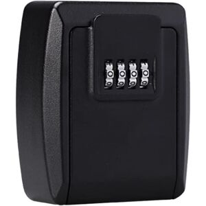 Gotrays - Digit Combination Wall Mounted Key Lock Box, Secure Storage Box for Office, Home Garage School Spare House Key,Black