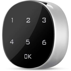 Linghhang - Digital Combination Padlock with Touch Screen Locker Padlock Electronic Lock Door Code Lock for Cabinet, Toolbox, Drawer, Mailbox, School