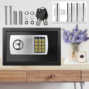 Dayplus - Digital Secure Safe Box Electronic Home Office Money Safety Wall Mount Steel new