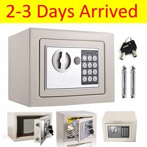 Briefness - digital steel safe electronic security home office money cash safety box mini
