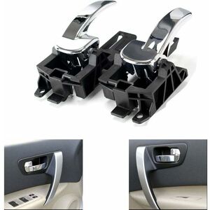 ZVD Door Handle for Nissan Qashqai 2007-2013 Left Right 80671-JD00E 80670-JD00E 2pcs(Front Seat)