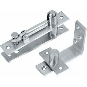 ZVD Door Pivot Hinges, Heavy Duty, Pivot Hinge System for Wooden Doors, 360 Degree Rotation, Stainless Steel Concealed Pivot Hinges