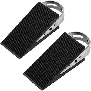 Linghhang - Door Wedge, 2 pcs Heavy Duty Door Wedges, Non-Slip Rubber Door Stops for Indoor Use