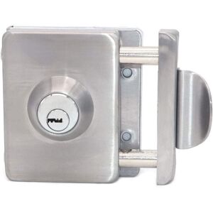 Tinor - Double glass door lock, stainless steel, frameless open door hooks for 10-12mm thick glass