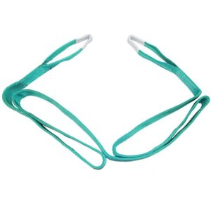SECUREFIX DIRECT Duplex Web Sling 2 Ton 6 Metre (2T 6M 60MM Green Strap Hoist Lifting 2000KG)