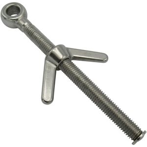 Securefix Direct - Eye Bolt with Wing Nut Stainless Steel 20MM x 200MM (Marine Butterfly Boat Rigging)