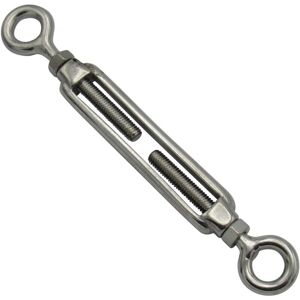 Securefix Direct - Eye to Eye Turnbuckle Stainless Steel M12 (18MM Eyes Open Body Straining Screw Rigging Tensioner)