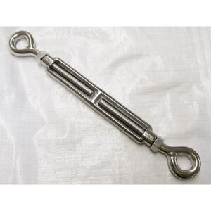 Securefix Direct - Eye to Eye Turnbuckle Stainless Steel M16 (27MM Eyes Open Body Straining Screw Rigging Tensioner)